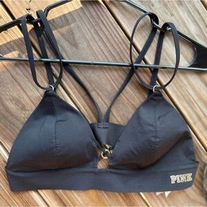 Women’s Victoria secret PINK black bralette size medium